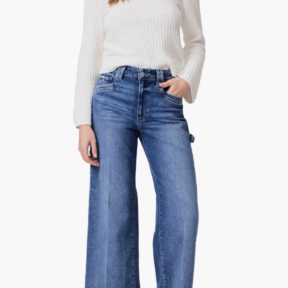 PAIGE Anessa high waist - ankle length Wide Leg Jeans